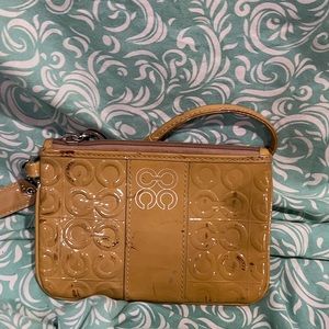 Yellow Coach Wristlet